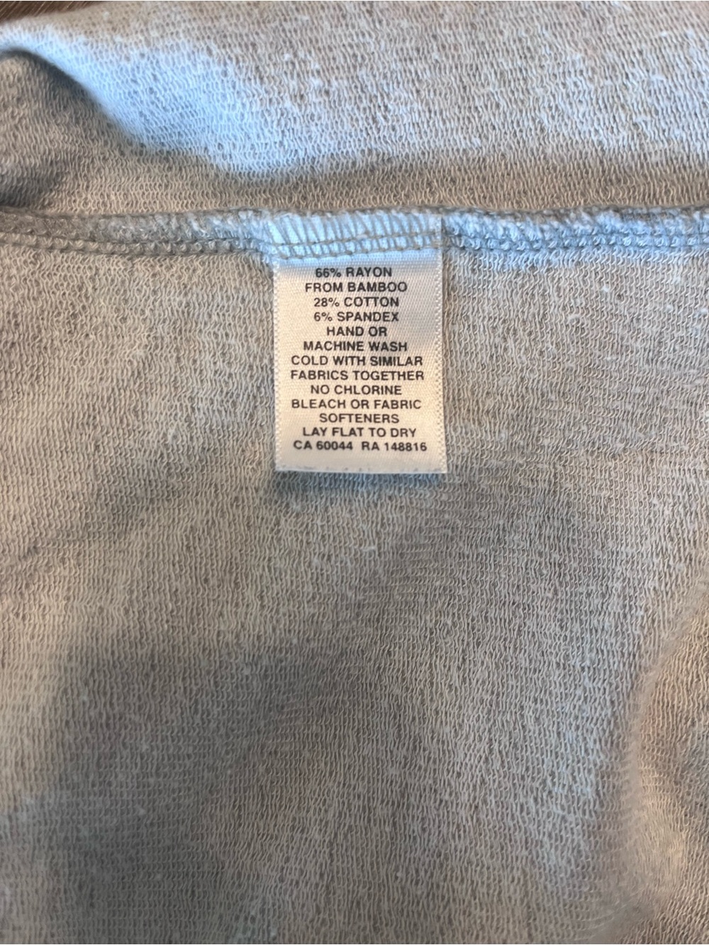 Smash + Tess Romper Jillian Harris Hoodie Gray Sz XS Long Sleeve Zip Cozy - Picture 11 of 11